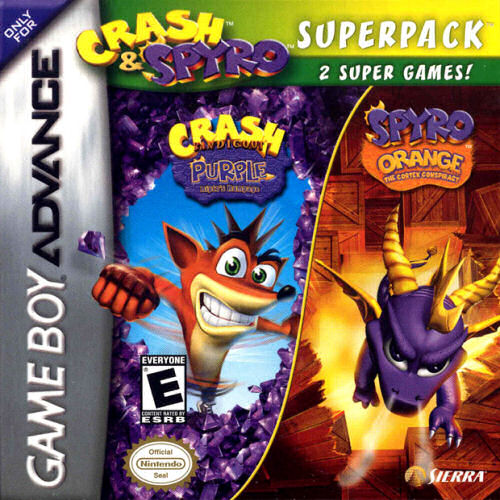 Crash Bandicoot Purple: Ripto's Rampage and Spyro Orange: The Co